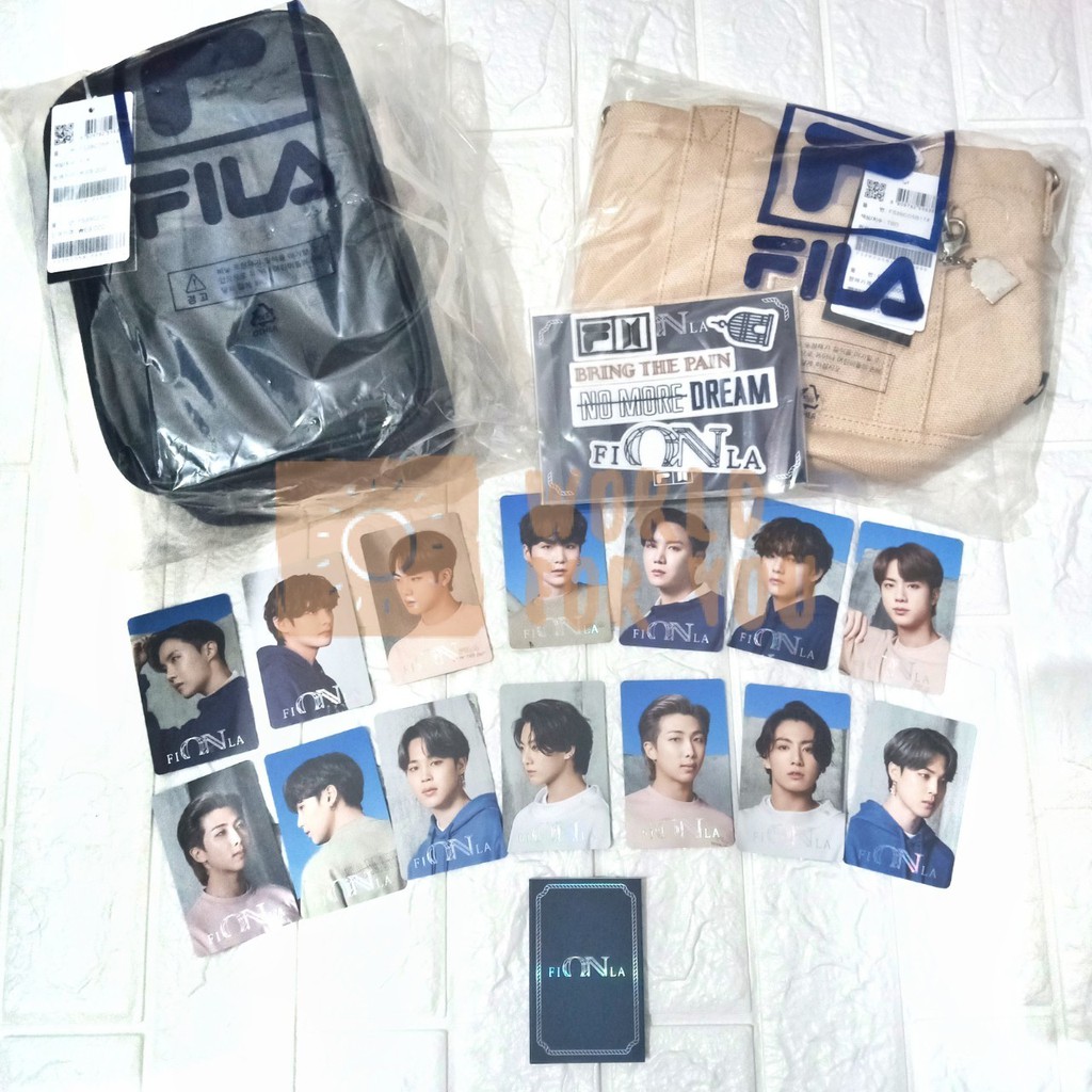 [READY] BTS FILA ON Merchandise Photocard Official Day & Night PC RM JIN SUGA J-HOPE JIMIN V JK