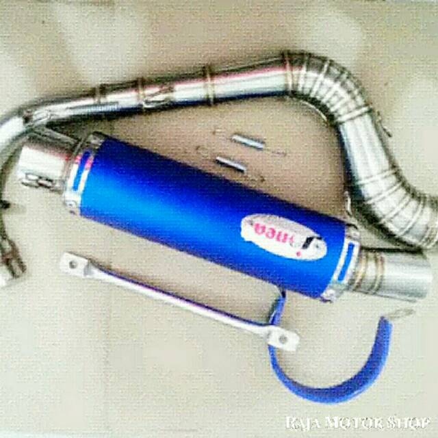 Knalpot racing bor up Mio Beat, Vario Scoopy tersedia 200cc, 250cc, 300cc
