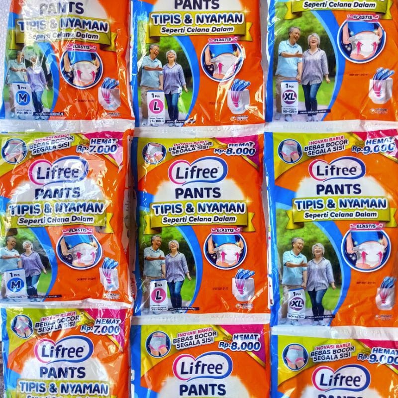 popok pampers Lifree Pants celana dewasa