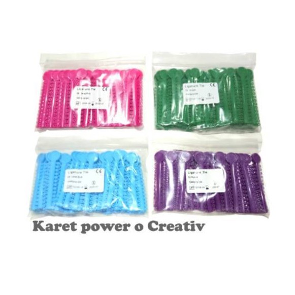 Karet behel  Power O Creative ISI 40pcs