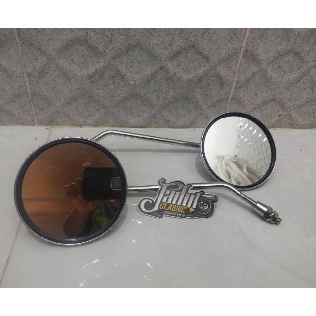 Spion pispot panjang bulat spion bulat pispot c50 c70 panjang spion honda c50 c70 pispot