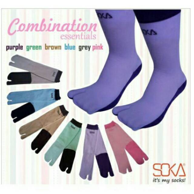 Kaos kaki soka essential combination