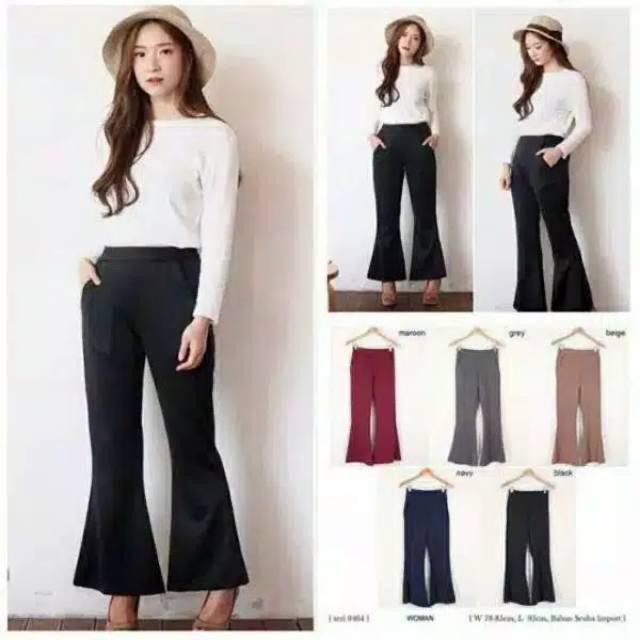 CUCI GUDANG!! (TANPA LIST) CUTBRAY PANTS SCUBA/ FLARE PANTS/ CELANA CUTBRAY/ CELANA MAYUNG PUSATGROSIR_SOLO