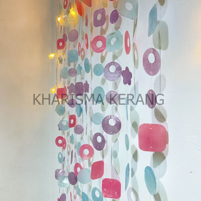 Korden Kerang Simping Cheerful Javanese Korden Pintu Korden Jendela Tirai Pintu Tirai Jendela