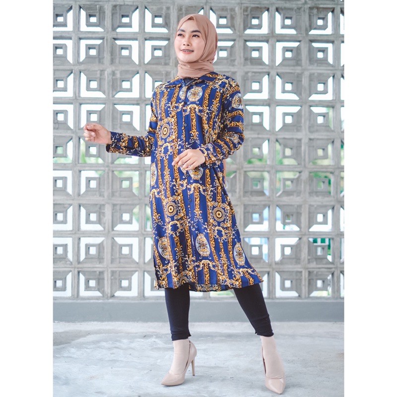 (RPA) TUNIK QYARA SULTAN DAILY BUSUI FULL KANCING TUNIK WANITA RAYON VISCOSE PREMIUM