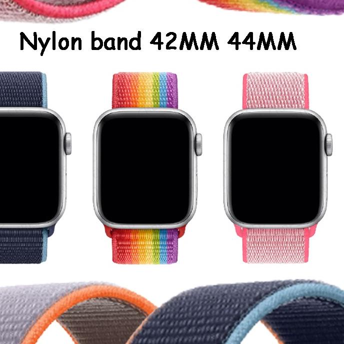 ✱ Smartwatch Sport watch Nylon band for iwatch Series 7 6 5 4 3 2 1 SE，HW22/DT100/T55/T500+/HW12/HW1