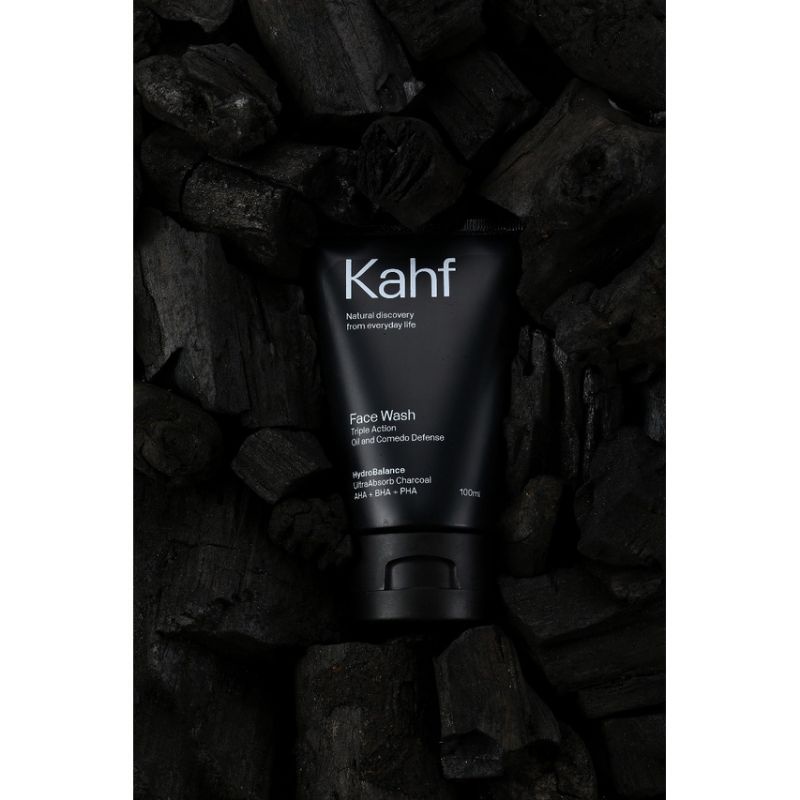 Kahf Men Face Wash 100ml &amp; 50ml | Oil &amp; Acne Control | Skin Energy &amp; Brightening | Oil &amp; Comedo Defense