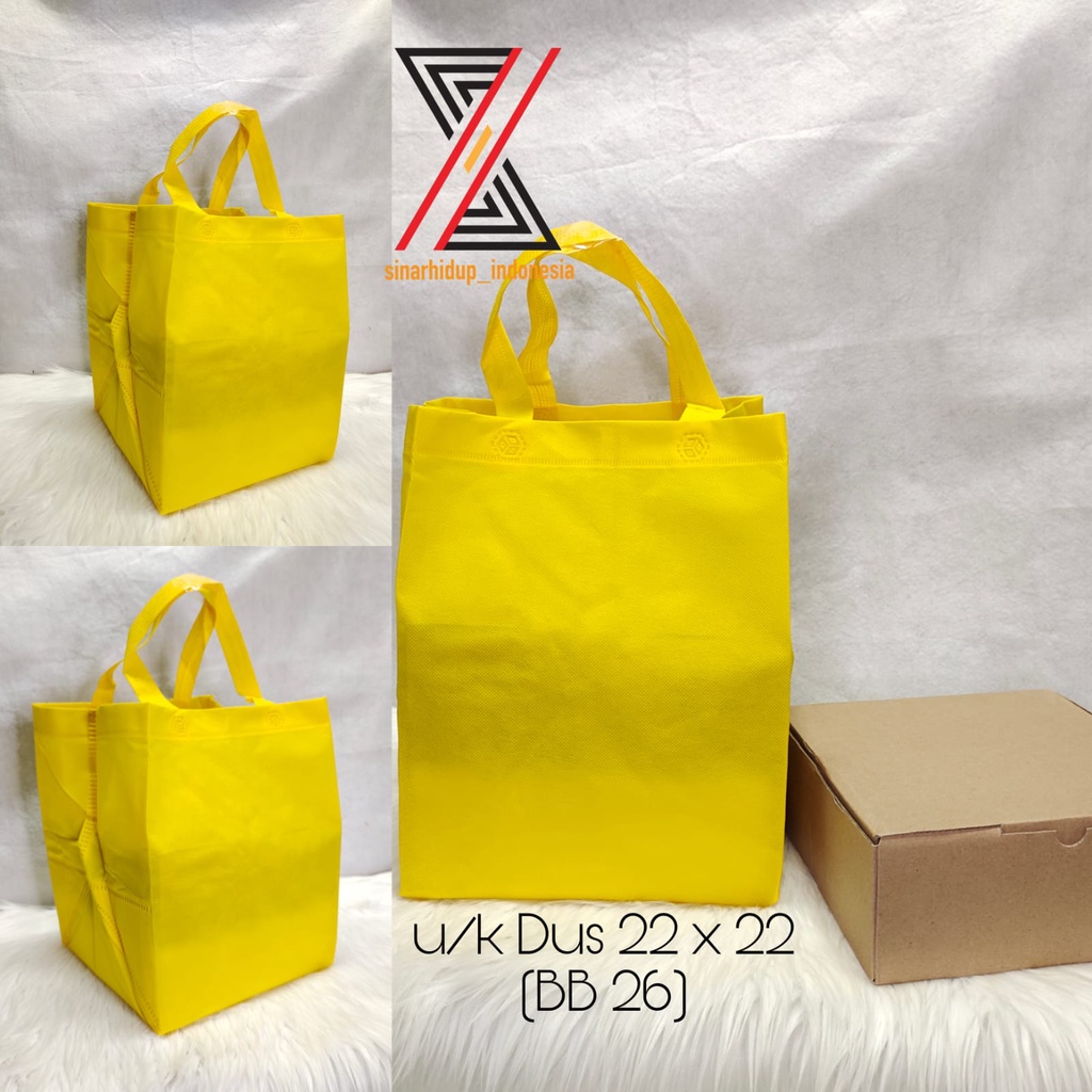 

Goodie Bag Tas Belanja Bb 26 ( Dus 22 ) Kotak Nasi Box Kue Spunbond 24x22x28 Tote Bag Souvenir Weding Hajatan Perlusin ( 12 Pcs ))