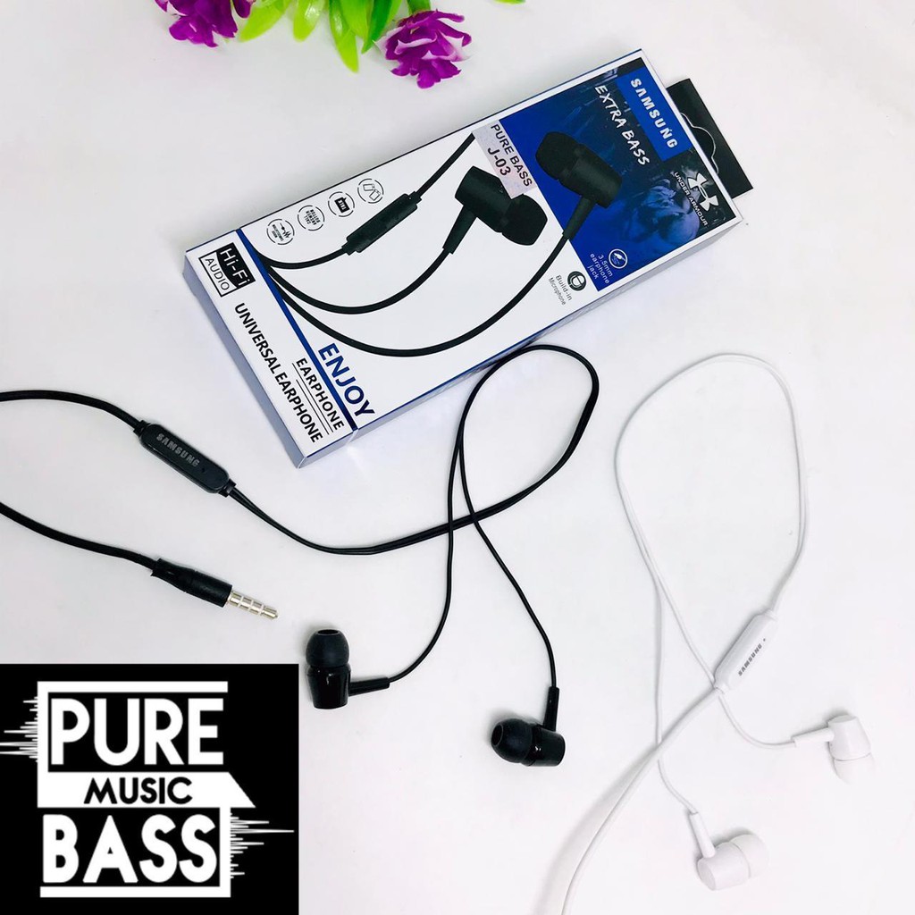 HANDSFREE UA77 EARPHONES SAMSUNG PURE BASS VIBOX ORIGINAL MEGA BASS