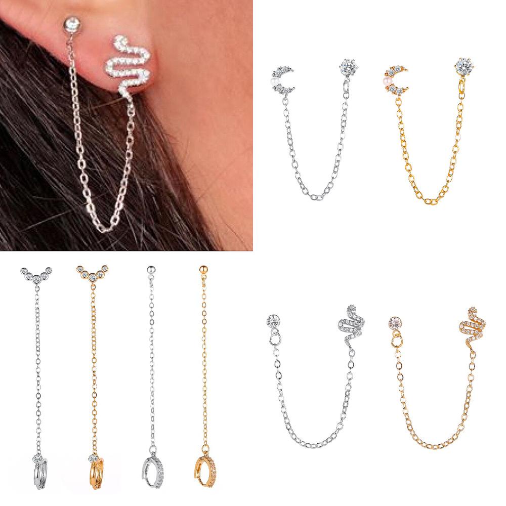 Needway   Drop Menjuntai Earing Baru Manis Wanita Hewan Rumbai Kristal Fashion Perhiasan