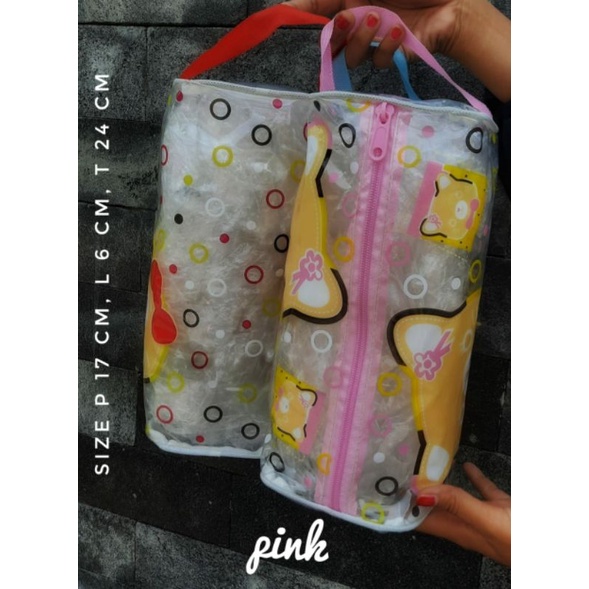 POUCH KOSMETIK MIKA UNIK BENTUK SILINDER