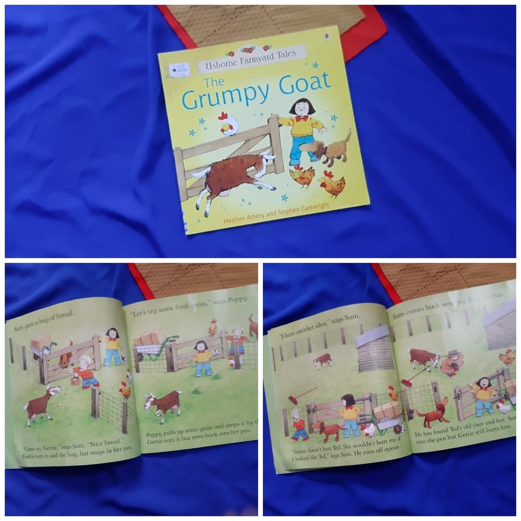 The Grumpy Goat Usborne Farmyard Tales bahasa Inggris buku anak bekas second preloved