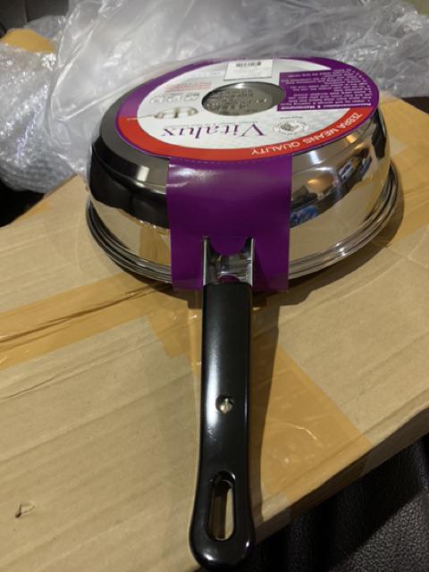 Penggorengan Stainless Zebra Fry Pan Vitalux 24cm 175325 (00230.00046)