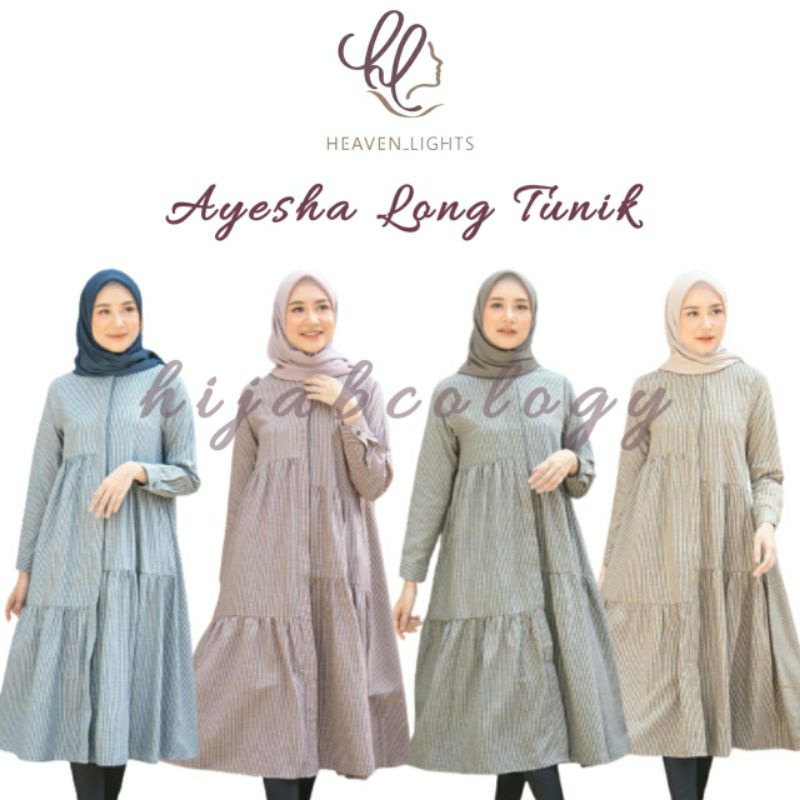 AYESHA LONG TUNIK by HEAVEN LIGHTS