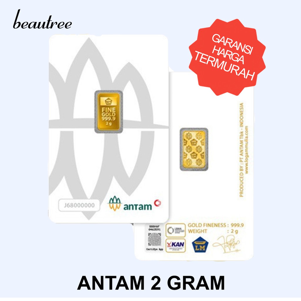 Logam Mulia Antam 2 gram