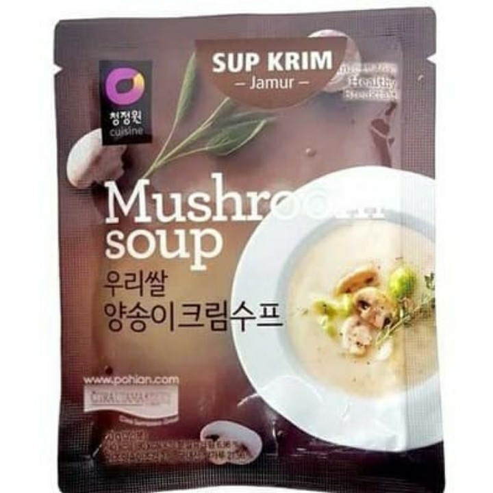 

mushroom soup 60 gr, sop krim jamur