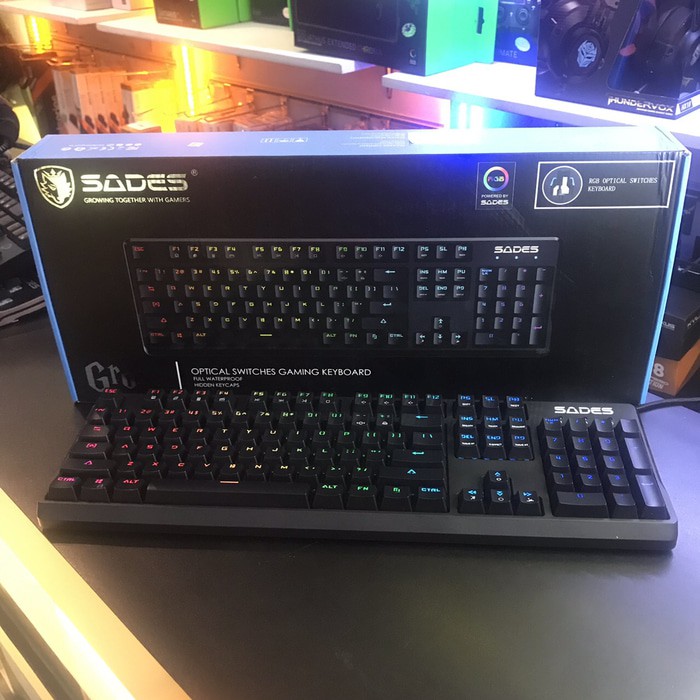 Sades Groza Macro Gaming Keyboard