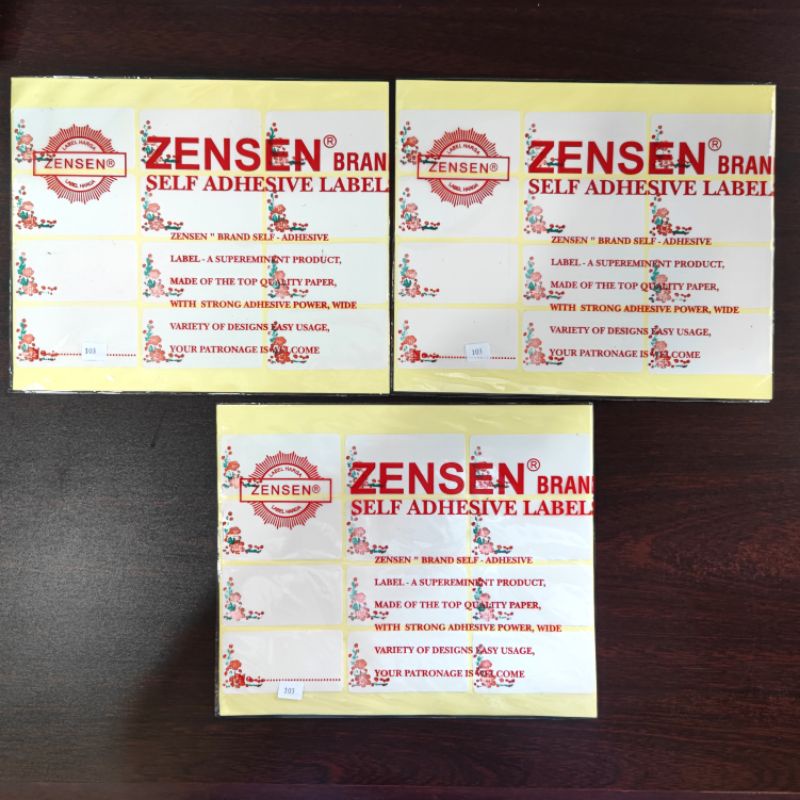 

Label 103 Bunga Sticker Undangan 32 x 64 mm