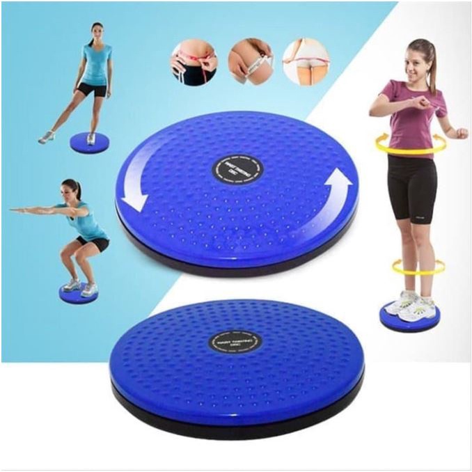 (NCS) Piring Senam Alat Olah Raga Magnetic Trimmer Jogging Body Plate Alat Pengecil Perut Pinggul Twist Twister