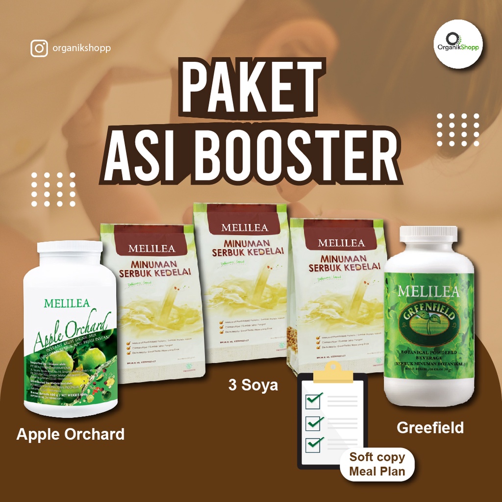 

Paket Spesial ASI BOOSTER ( 1 GFO, 1 apple, 3 soya kedelai )