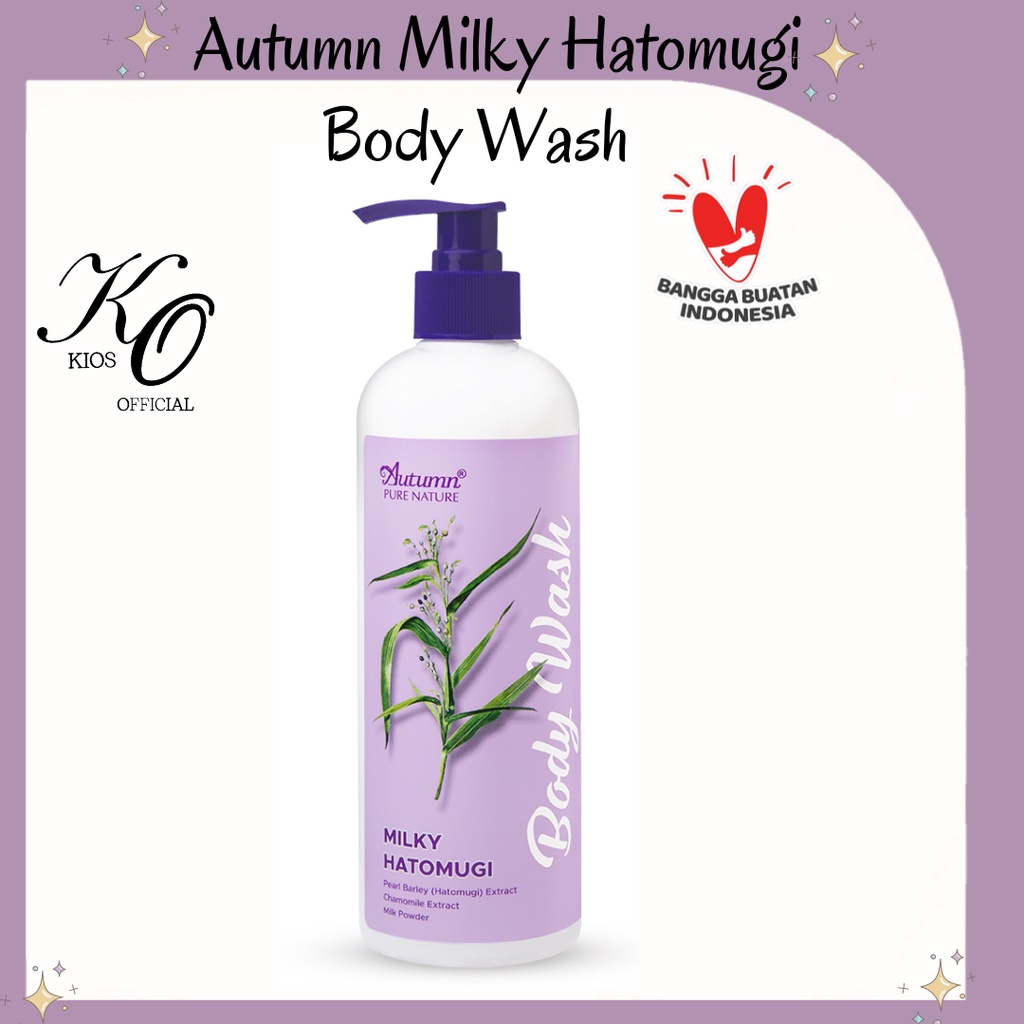 Autumn Milky Hatomugi Body Wash 500ml BPOM