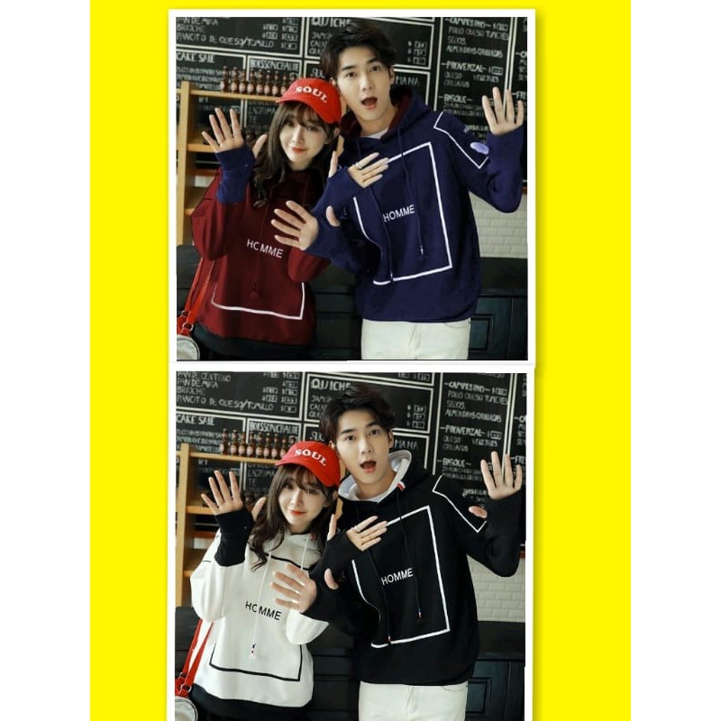 COUPLE HOMME ROUNDHAND/COUPLE HOMME/BAJU COUPLE/BAJU PASANGAN/BAJU KAOS/PAKAIAN WANITA/KAOS WANITA