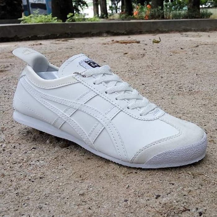 Jual Sepatu Murah Original Asics Onitsuka Tiger Full Putih Sepatu Sneakers Full Putih 36 Shopee Indonesia