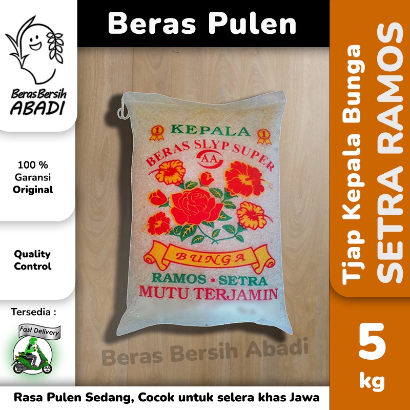 

Beras 5kg Setra cap Bunga