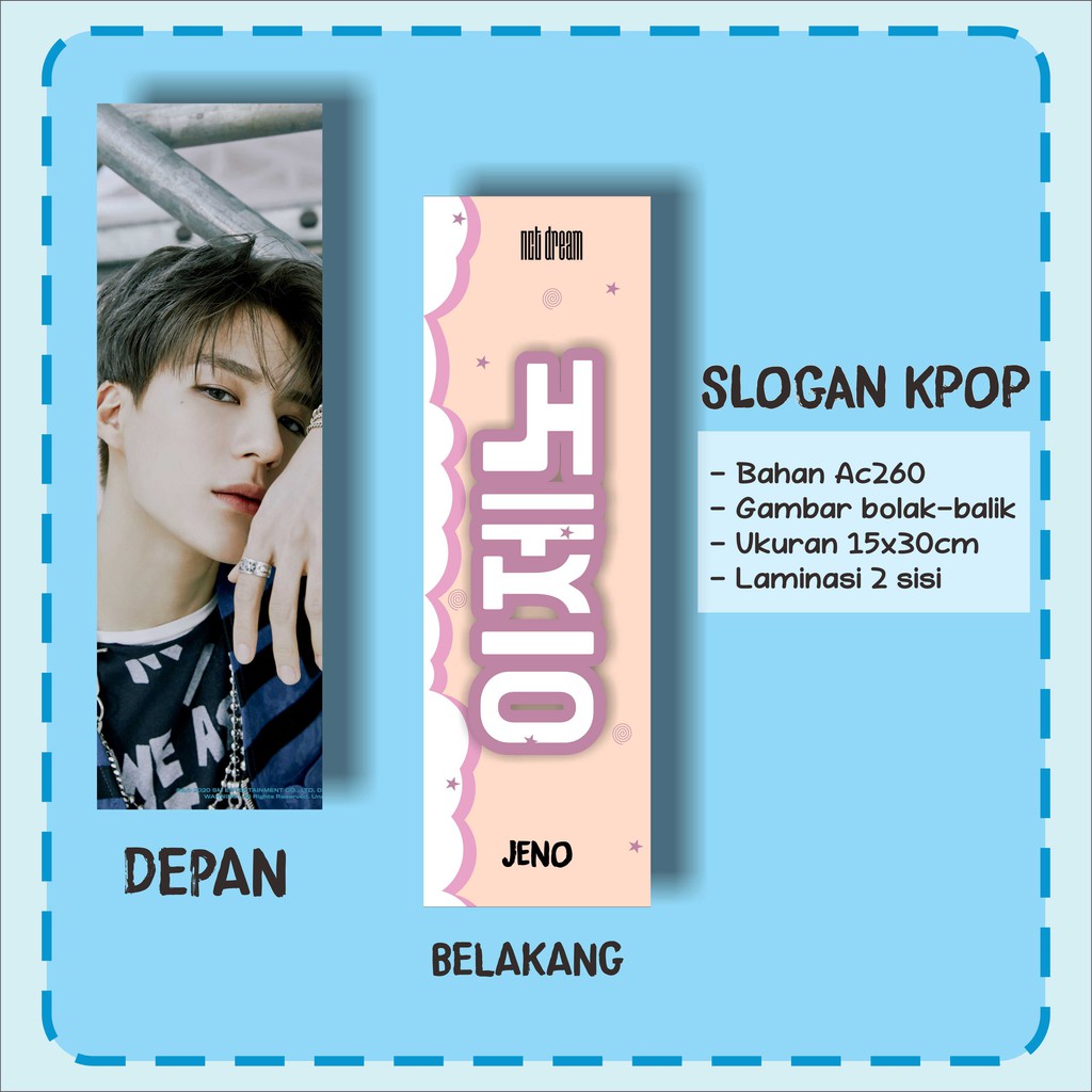 Slogan NCT Dream Jeno