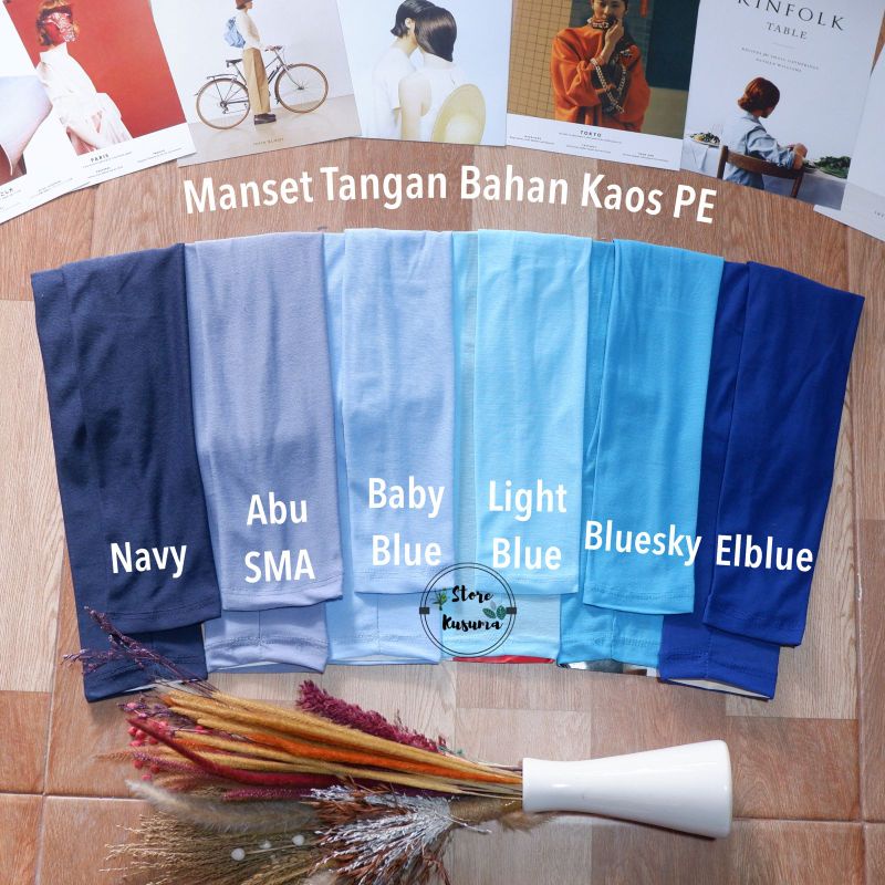 MANSET TANGAN Wanita BAHAN KAOS (Katalog 2)