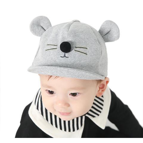 Topi Bayi IMPORT Karakter Kucing Laki Laki Perempuan Usia New Born 0 - 3 Tahun - Topi Anak IMPORT Telinga Kucing - Topi Bayi IMPORT - Topi Anak Kucing Kaos Nyaman SALE