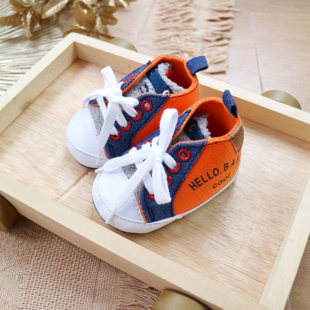 LIU11 Sepatu Bayi Anak anti slip/Baby Prewalker Shoes Belajar Jalan Bayi Pergi Jalan Fashion Casual