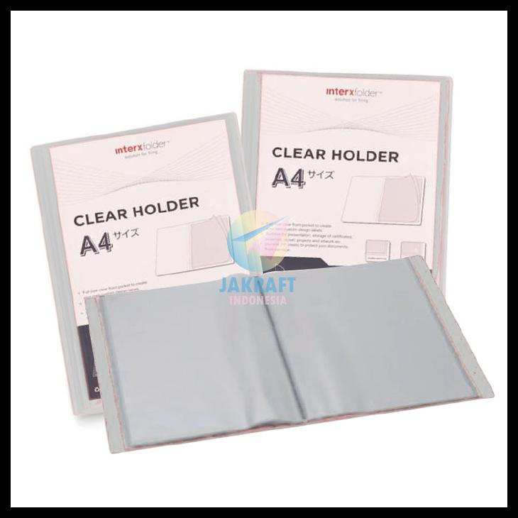 

Map Clear Holder A4 Isi 20 Pp Pocket Putih Bening Clear Transparan Kode 78