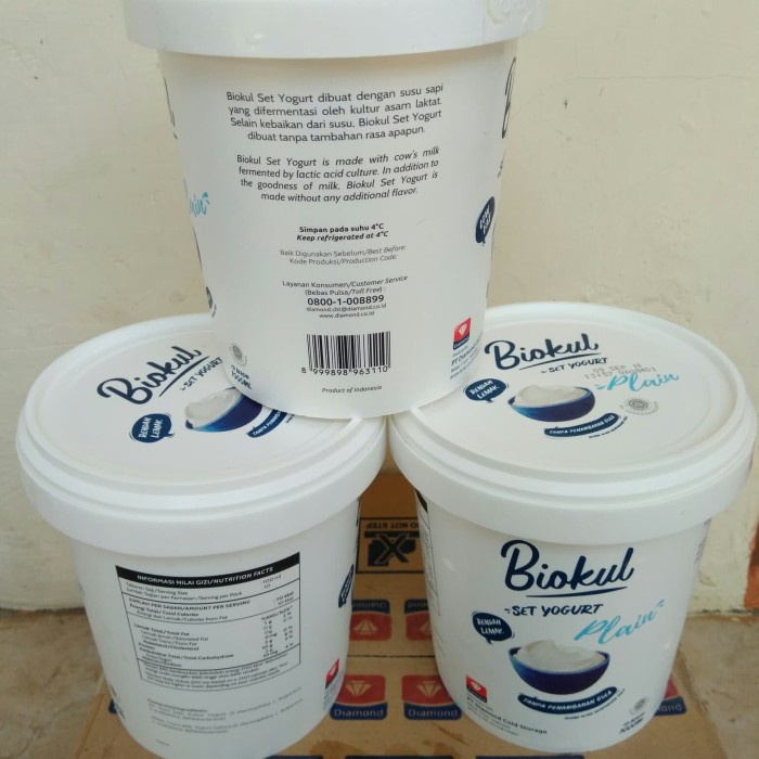 

101bfbb Yogurt Set Plain 1Liter Biokul Diamond (Satuan) Xa201As