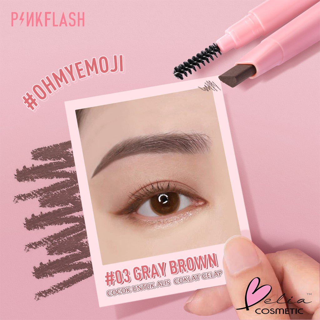 ❤ BELIA ❤ PINKFLASH Waterproof Auto Eyebrow Pencil | Pensil Alis | Eye Brow | Automatic | Pinkflash PF-E09