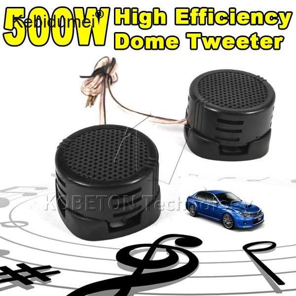 Speaker Mini Dome Tweeter Mobil HiFi 500W 2 PCS - TP-005A 12 volt