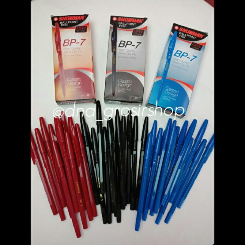 

Pulpen / Bolpen / Bolpoin Snowman BP-7