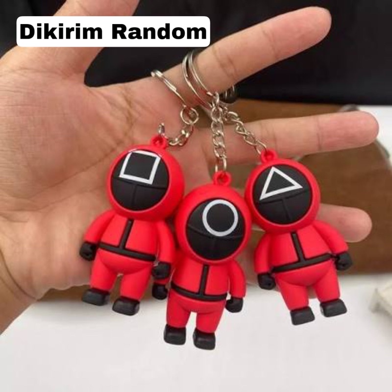Pop It Fidget Toy Murah Rainbow Mainan Anak Penghilang Stress Tiktok-GKunci Squidgame