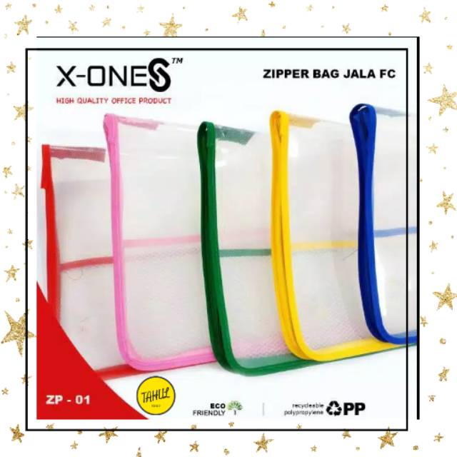 

Map Plastik Resleting Zipper Bag / map gantung / map tali X-ONE / davis