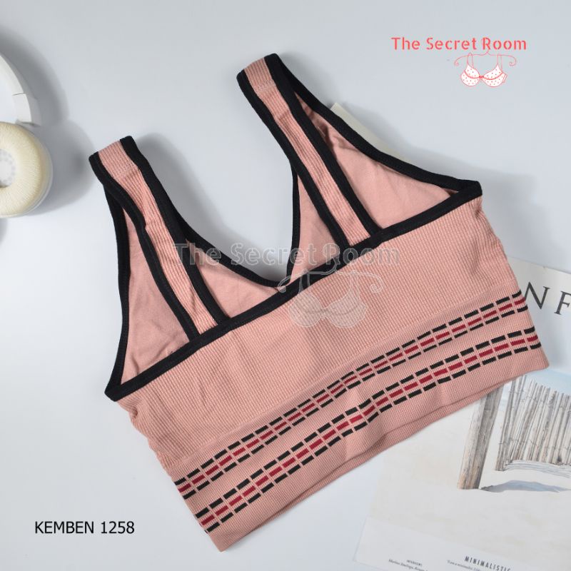 TALLY BRA BH KEMBEN BRALETTE 1258 | FREE SIZE | BAHAN RAJUT STRETCH | CUP B