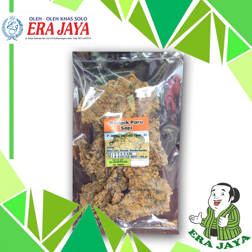 

Keripik Paru Sapi 100gr Era Jaya Solo