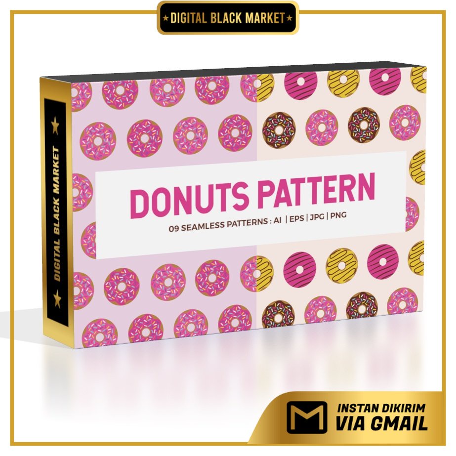 Donuts Seamless Patterns