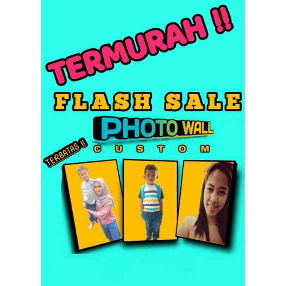 HIASAN FOTO  BINGKAI KAYU ,UKURAN 10R,TERMURAH  (