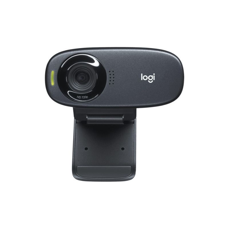 Logitech Mini Webcam HD 720P with Microphone - C310 - Black