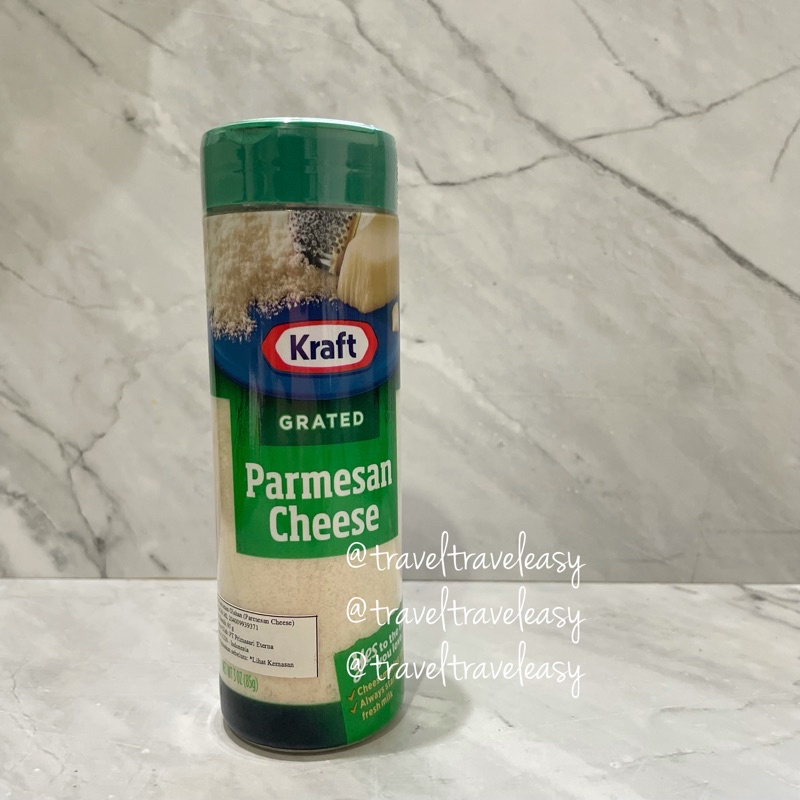 KRAFT Parmesan Cheese Permesan Grated Cheese 85grams Keju KRAFT USA Bubuk Keju Parut Keju Bubuk
