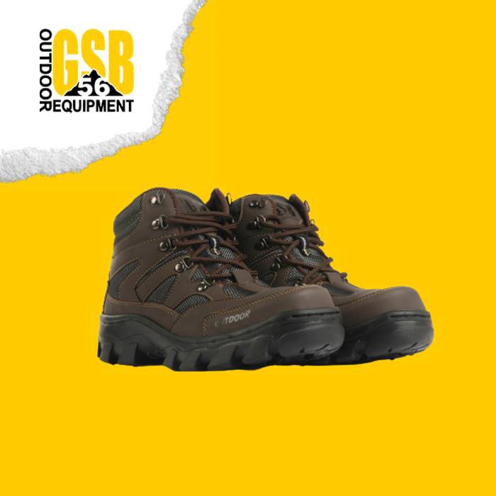 Sepatu Safety Boots Pria Ujung Besi GSB-56 Original Raptor/ Sepatu Outdoor / Sepatu Hiking / COD