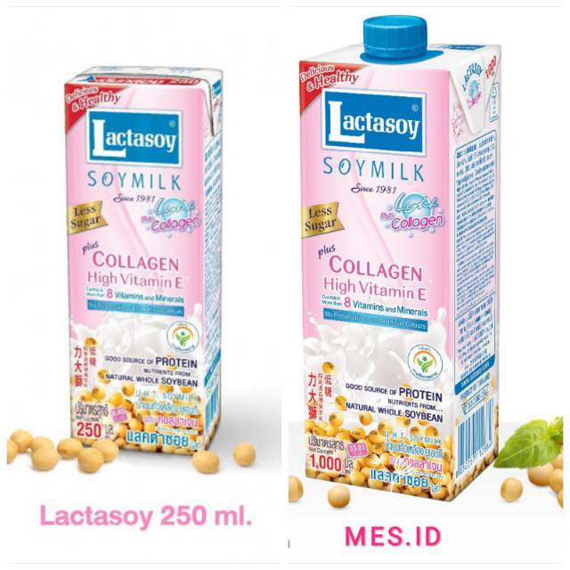 

Susu Kacang Kedelai Lactasoy Light Plus With Collagen / Lactasoy Milk With Colagen 250ml