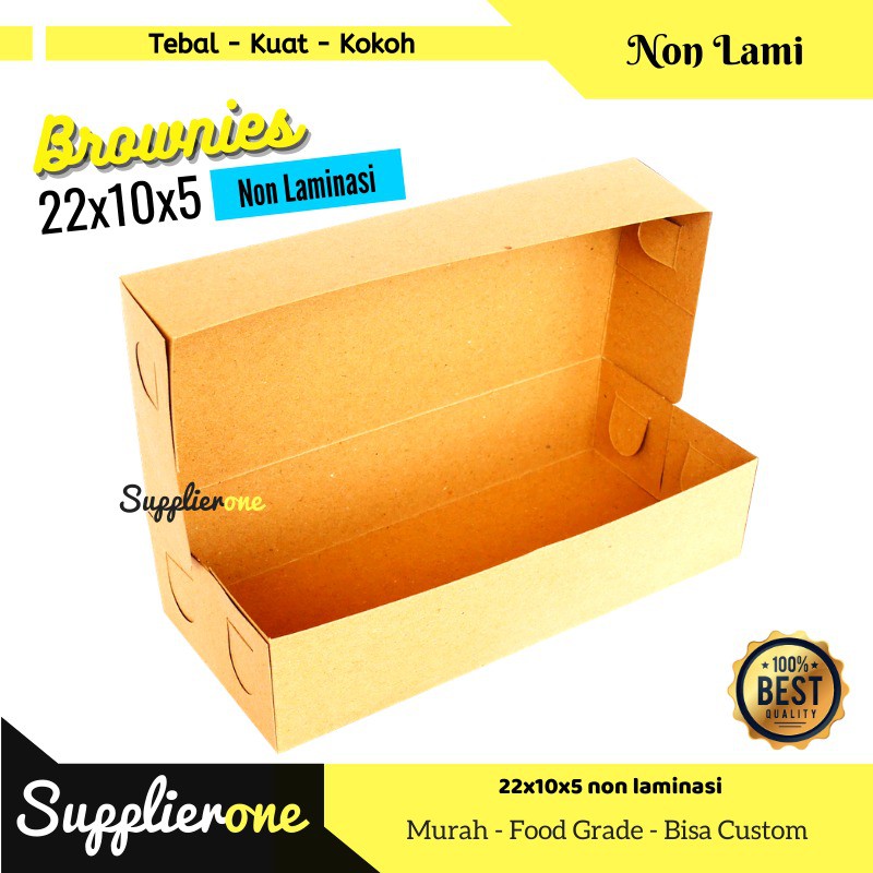 Dus Brownies Box 22x10 Dus Brownies 22x10x5 Box Brownies Jendela Kemasan Brownies Dus kue Image 5