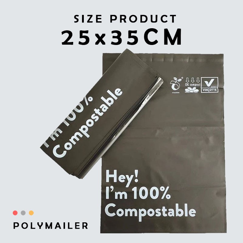 

Plastik Polymailer 25x35 CM Packaging Online Shop Plastik Packing Polymailer Besar Murah A4 Hitam