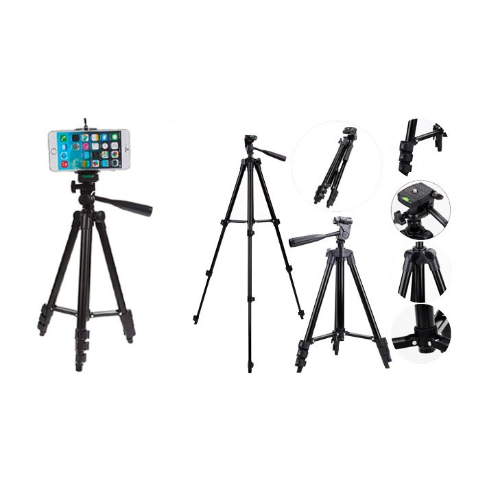 TF-3120 Tripod/106cm Tripod dan U Holder Carry Bag Kamera DSLR Free Holder U untuk Hp